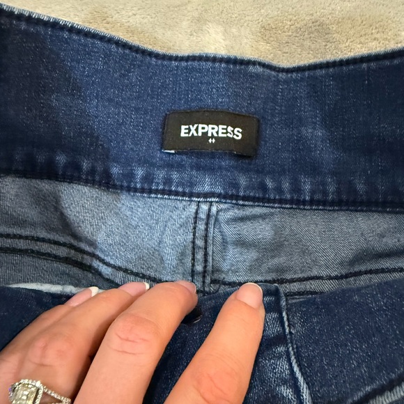 Express high rise ankle legging size 10- sailor style buttons - Picture 2 of 4